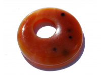 přívěšek - karneol (donut)