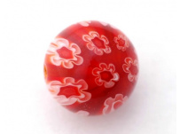 korálek millefiori, větší kulička