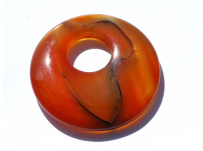 přívěšek - karneol (donut)